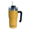 Imagen de Vaso térmico doble pared 600ml, sorbito de plástico Berlina AMARILLO