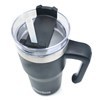 Imagen de Vaso térmico doble pared 600ml, sorbito de plástico Berlina NEGRO