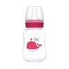 Imagen de Mamadera de plástico 120ml tetina natural standard, en caja, varios colores MOMEASY