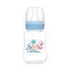 Imagen de Mamadera de plástico 120ml tetina natural standard, en caja, varios colores MOMEASY