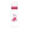 Imagen de Mamadera de plástico 240ml tetina natural standard, en caja, varios colores MOMEASY