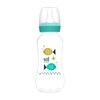 Imagen de Mamadera de plástico 240ml tetina natural standard, en caja, varios colores MOMEASY