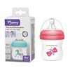 Imagen de Mamadera de plástico 120ml tetina natural boca ancha, en caja, varios colores MOMEASY
