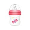 Imagen de Mamadera de plástico 120ml tetina natural boca ancha, en caja, varios colores MOMEASY