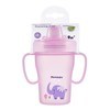 Imagen de Vasorbito de plástico, 200ml con sorbito retráctil, en cartón, 2 colores MOMEASY