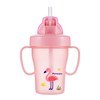 Imagen de Vasorbito de plástico, 200ml con sorbito retráctil, en cartón, 2 colores MOMEASY
