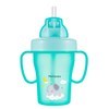 Imagen de Vasorbito de plástico, 200ml con sorbito retráctil, en cartón, 2 colores MOMEASY