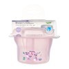Imagen de Vianda infantil de plástico con divisiones pico vertedor, en cartón, 2 colores MOMEASY