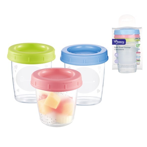 Imagen de Vianda recipiente de plástico x3 180ml MOMEASY