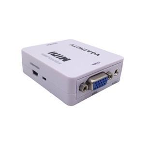 Imagen de Adaptador conversor VGA a HDMI, en caja