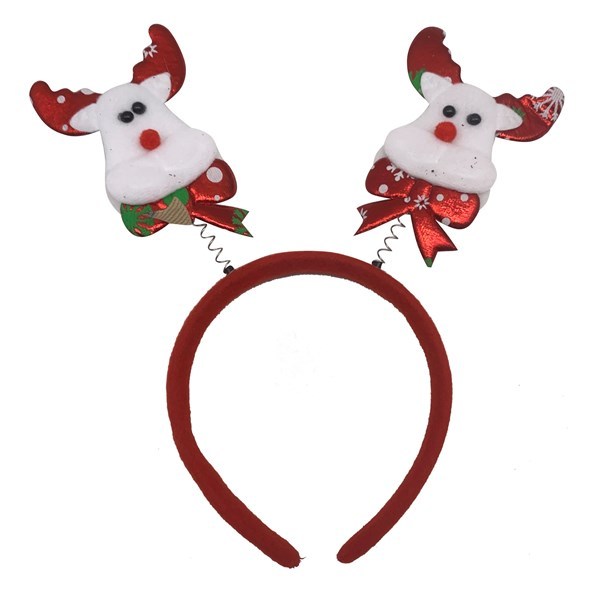 Imagen de Tiara con aplique navideño, PACKx12 varios diseños