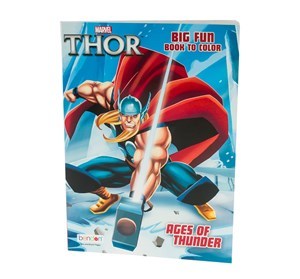 Imagen de Libro de colorear y actividades, 80 páginas, THOR