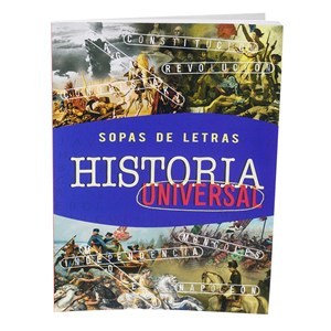 Imagen de Libro de actividades, SOPA DE LETRAS 80 páginas, HISTORIA GEOGRAFIA, 2 títulos