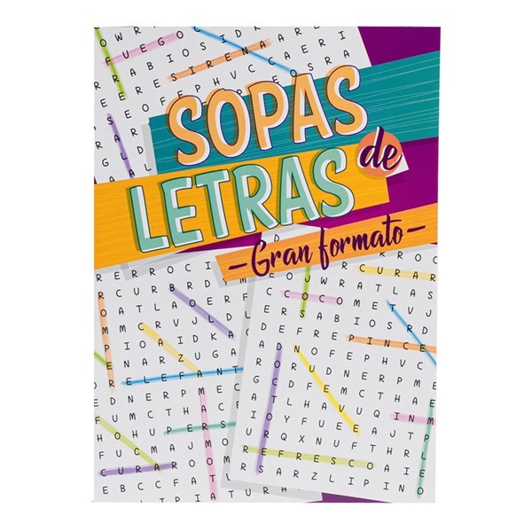 Imagen de Libro de actividades, SOPA DE LETRAS 80 páginas, 2 títulos