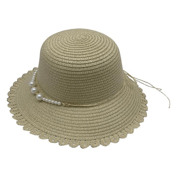 Imagen de Sombrero para dama ala corta con aplique, varios colores