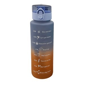 Imagen de Botella deportuva graduada motivacional 900ml, varios colores