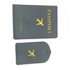 Imagen de Funda protectora para pasaporte en PU con etiqueta para valija, varios colores, en bolsa
