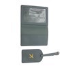 Imagen de Funda protectora para pasaporte en PU con etiqueta para valija, varios colores, en bolsa