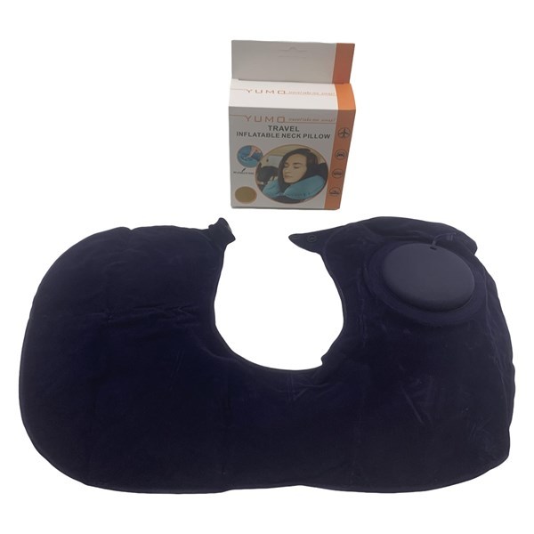 Imagen de Almohada para viaje, inflable, con broche, en caja, varios colores