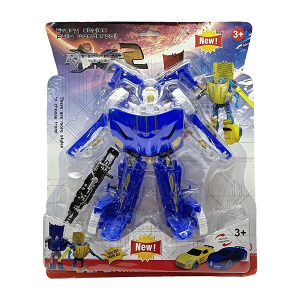 Imagen de Robot auto en blister, varios colores