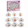 Imagen de Juego de té, 16 piezas, símil porcelana, en caja