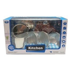 Imagen de Set de cocina de metal, 11 piezas, en caja
