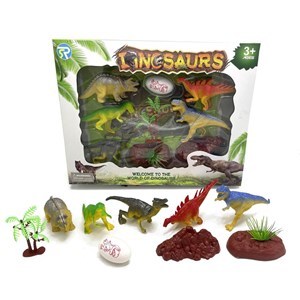 Imagen de Dinosaurios x5 con accesorios en caja