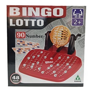 Imagen de Juego de mesa Bingo, 90 bolillas y 48 cartones, en caja