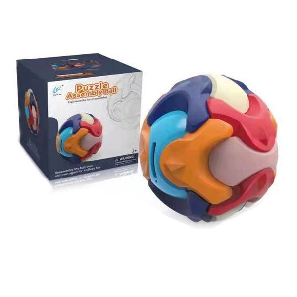 Imagen de Encastre de plástico, puzzle pelota para armar, en caja