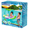 Imagen de Inflable flotador con asiento, volante y techo Bestway, en caja, varios colores