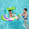 Imagen de Inflable flotador con asiento, volante y techo Bestway, en caja, varios colores