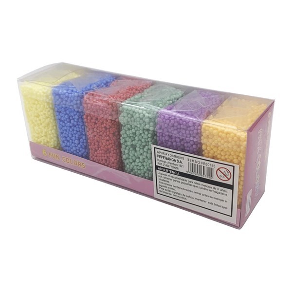 Imagen de Masa para modelar granulada, x6 en caja de PVC