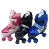 Imagen de Patines 4 ruedas en paralelo, talle M varios colores, T 34/37 en bolsa de PVC