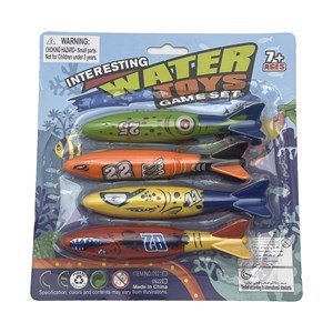 Imagen de Juegos sumergibles para piscina x4, en blister