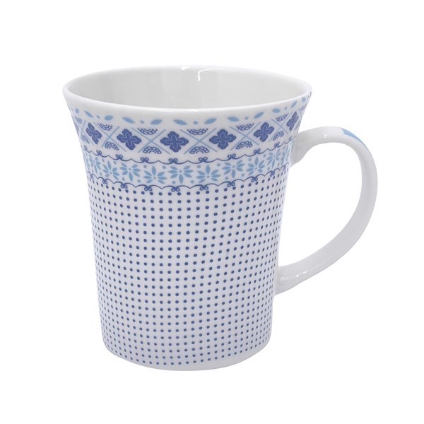 Imagen de Taza de loza 550ml, varios diseños azulados