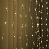 Imagen de Luces led x100, guía cortina perlitas, 3m x1m, extensible en caja