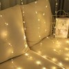 Imagen de Luces led x100, guía cortina perlitas, 3m x1m, extensible en caja
