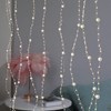Imagen de Luces led x100, guía cortina perlitas, 3m x1m, extensible en caja