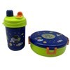 Imagen de Vianda contenedor infantil de plástico con botella 600ml, varios colores