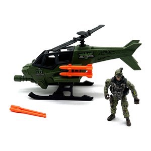 Imagen de Helicóptero con soldado, en caja