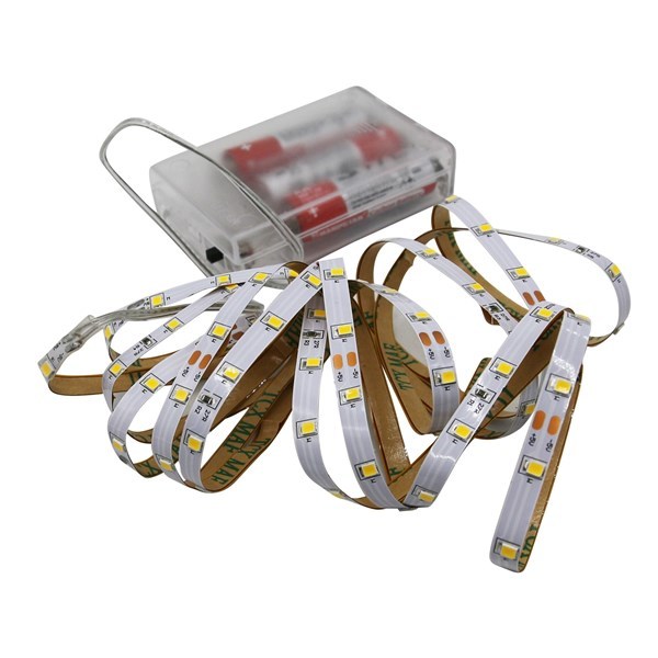 Imagen de Luces led tira 2m autoadhesiva, 3AA, en bolsa
