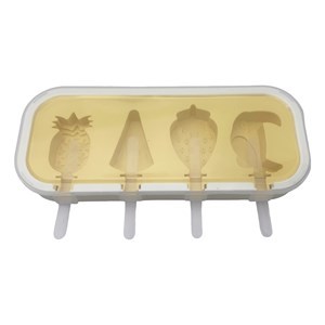 Imagen de Molde para helados de silicona, con palitos, en bolsa