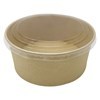 Imagen de Bowl descartable vianda de papel con tapa de plástico 1400ml, PACK x50