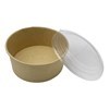 Imagen de Bowl descartable vianda de papel con tapa de plástico 1400ml, PACK x50