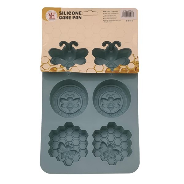 Imagen de Molde de silicona para repostería, formas, varios colores, en bolsa