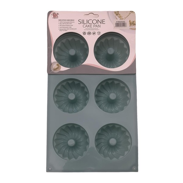 Imagen de Molde de silicona para 6 donas, varios colores