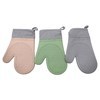 Imagen de Manopla de cocina, de silicona y algodón, en bolsa varios colores