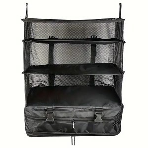 Imagen de Neceser para viaje, organizador de valija plegable para colgar, en bolsa