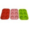 Imagen de Molde de silicona para cupcakes x6, varios colores
