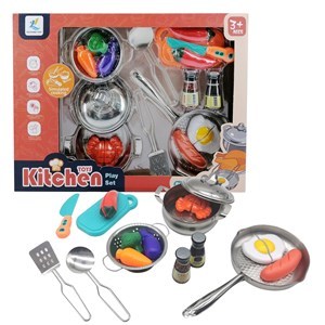Imagen de Set de cocina de metal con accesorios, en caja